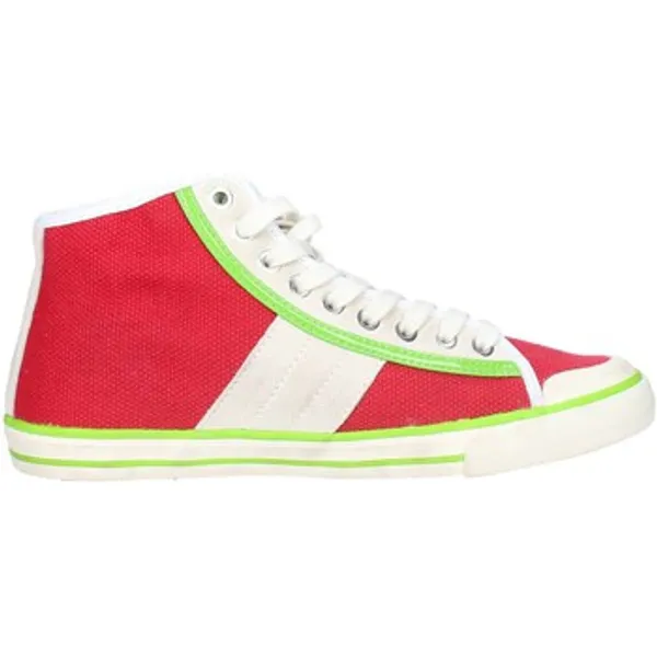 D.A.T.E. Hoge Sneakers  TENDER HIGH Rood