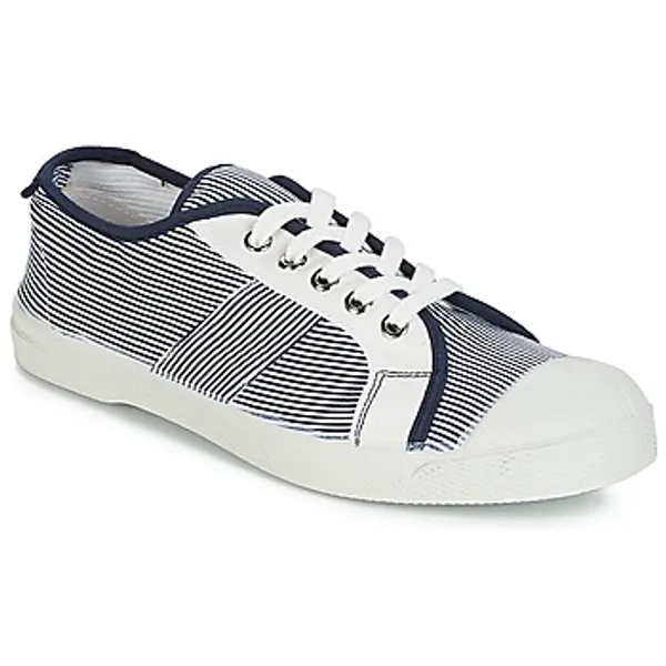 Bensimon Lage Sneakers  TENNIS FINES RAYURES Blauw