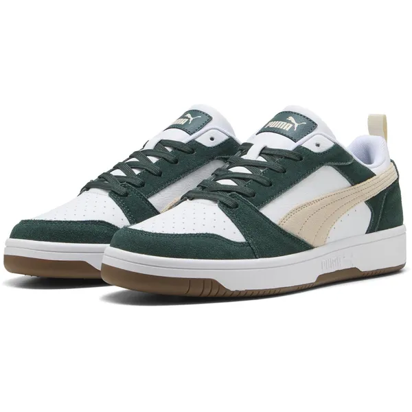 PUMA Rebound v6 Low SD Green Terrain-Alpine Snow-PUMA White