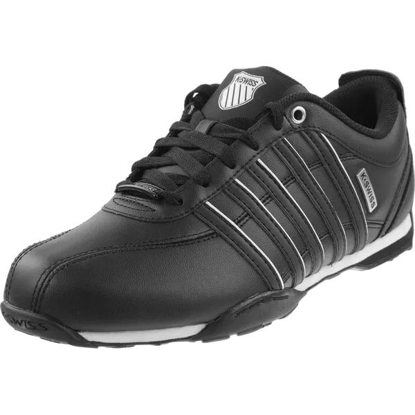 K-Swiss K-Swiss Arvee 1.5 - Heren Leer Sneakers Schoenen Sportschoenen Zwart 02453-091-M - EU UK