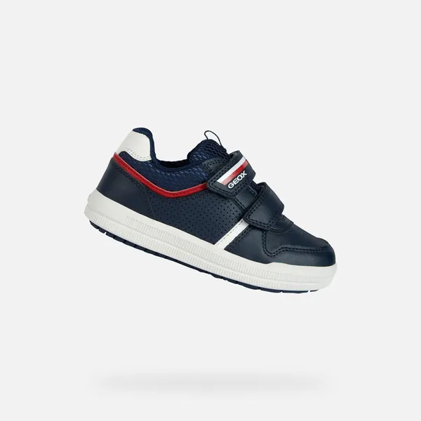 GEOX ARZACH JONGENS Sneakers Marineblauw/Rood