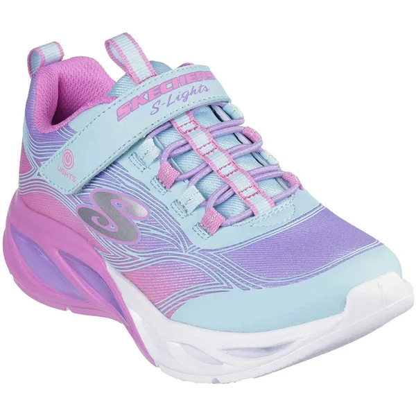 Skechers Cosmic Glow Turquoise Sparkle Mesh / Multi Trim