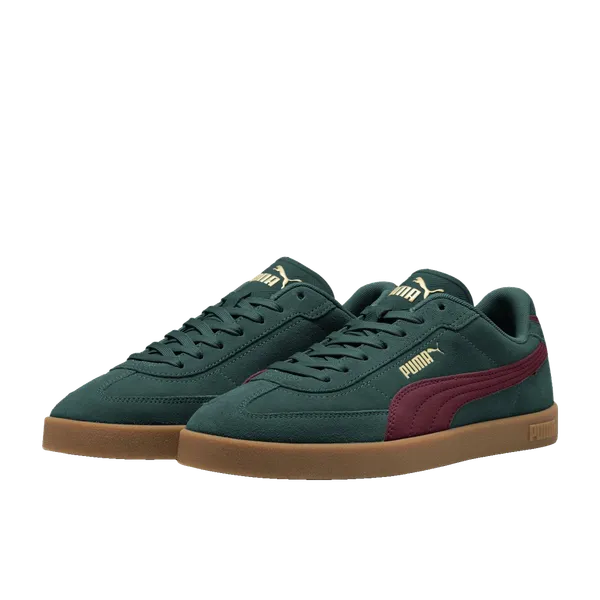 Puma Club II Era Suede Green Terrain-Ruby Shimmer, vergelijk prijzen bij 1 winkel