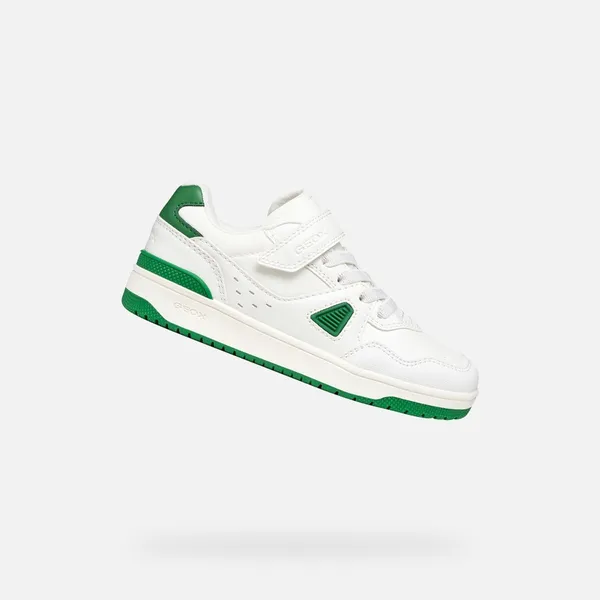 GEOX WASHIBA JONGENS Sneakers Wit/Groen