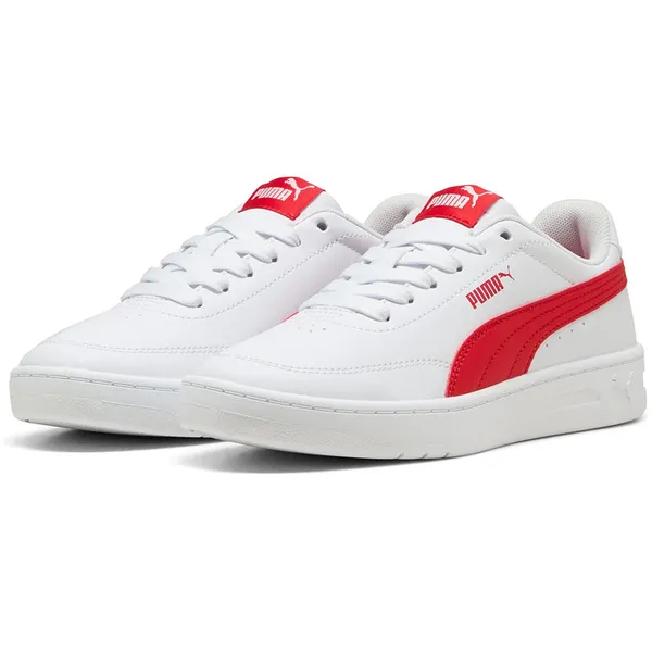 PUMA Court Classic Clean White / For All Time Red