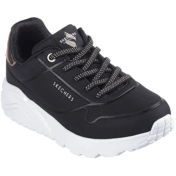 Skechers Uno Lite Metallic Mode Black Synthetic / Trim