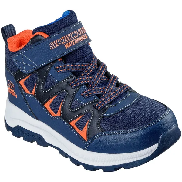 Skechers Storm Blazer Navy & Orange Synthetic / Navy Textile / Black Trim