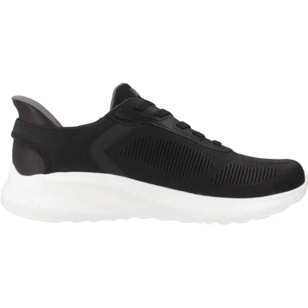 Skechers Squad Chaos Solid Step Black Knit