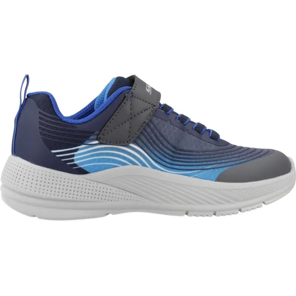 Skechers Microspec Advance Navy / Blue Textile / Navy Synthetic / Charcoal Trim