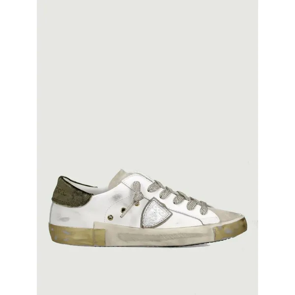 Philippe Model Leather Sneakers Wo - White White 1
