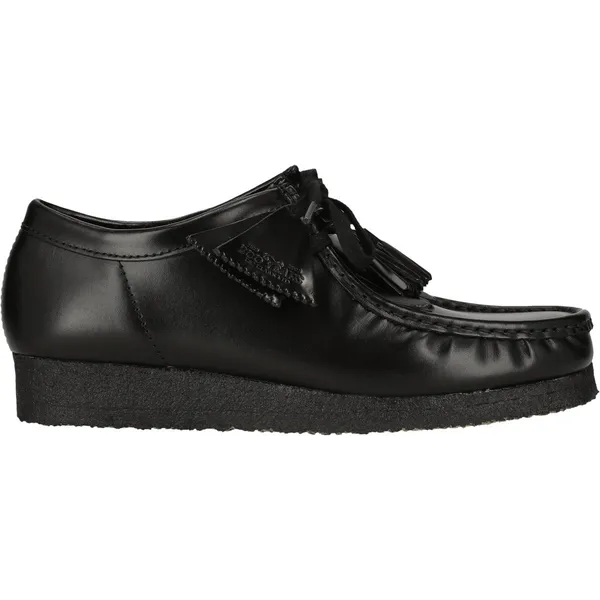 Clarks Schnürschuhe Wallabee zwart