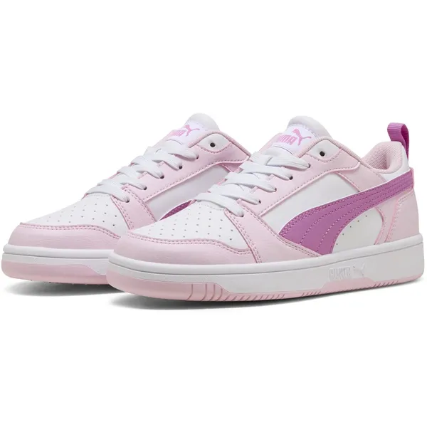 PUMA Rebound V6 Lo Jr Pearl Pink-Mauve Pop-PUMA White