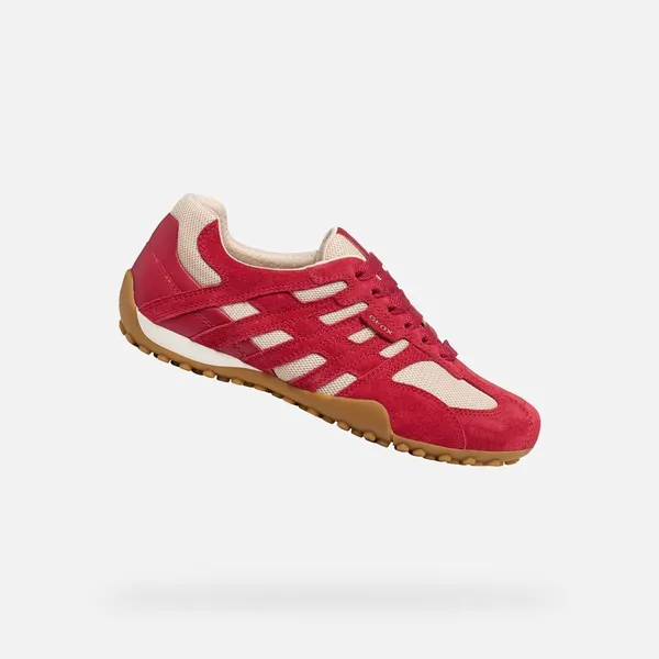 GEOX Sneakers Rood/Melkwit