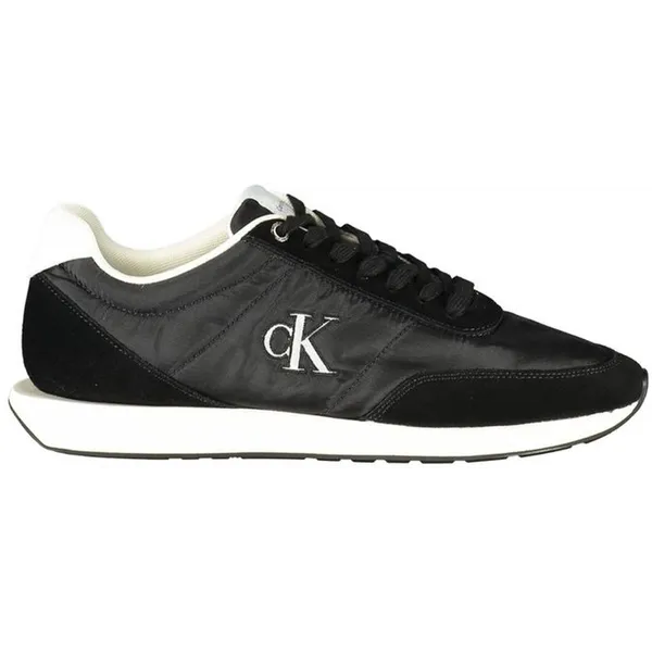 Calvin Klein Recycled Polyester Sneaker with Eco-Friendly Design - Black Black