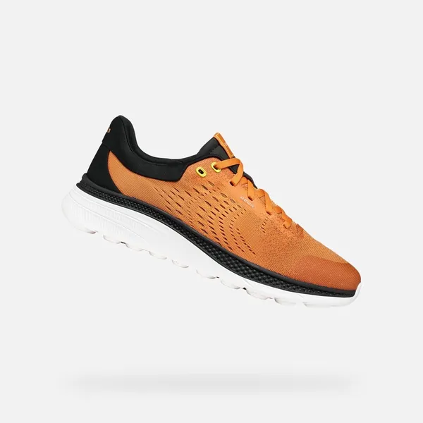 GEOX SPHERICA ACTIF X1 HEREN Sneakers Oranje/Zwart