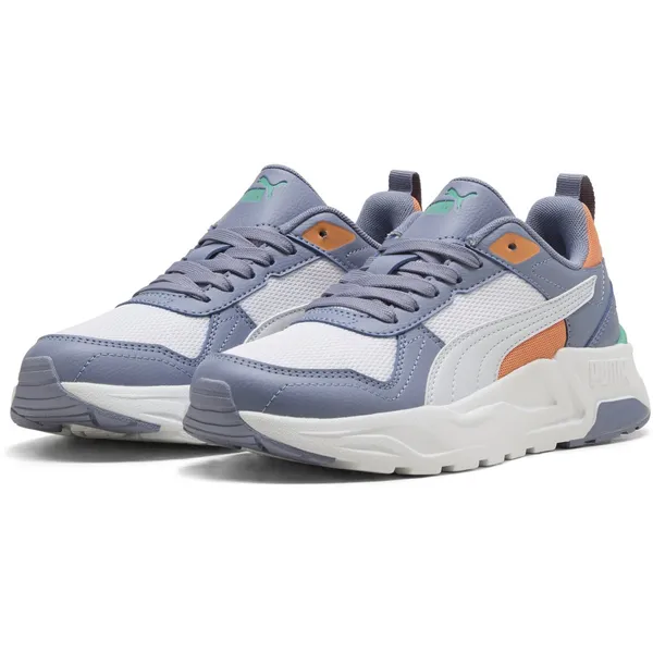 PUMA Trinity 2 LT Jr PUMA White-Silver Mist-Gray Sky