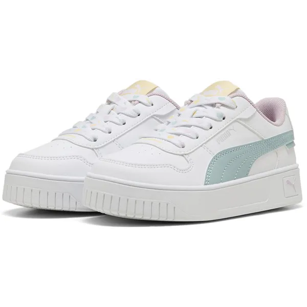 PUMA Carina Street Lacey Ps Schoenen Wit EU Jongen White / Modern Mint / Rose Mauve