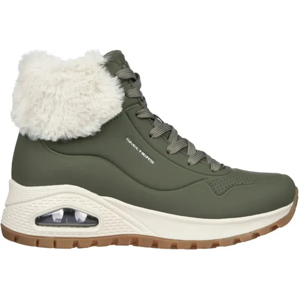 Skechers Veterboots Olijfgroen