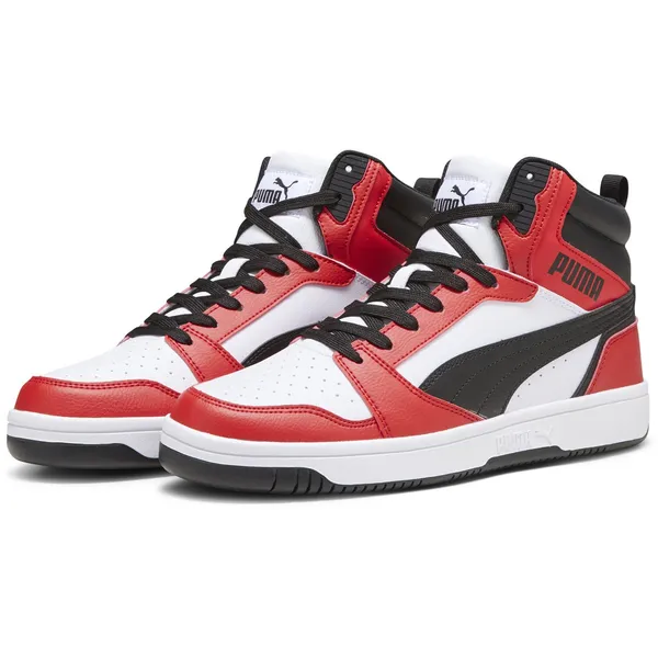 PUMA - PUMA White-PUMA Black-For All Time Red