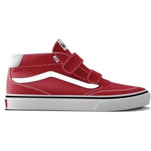 Vans Brooklyn Mid Sneakers Junior rood - wit