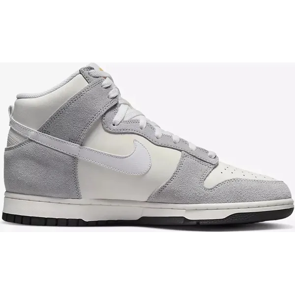 Nike Dunk Hi Retro Wit/Grijs