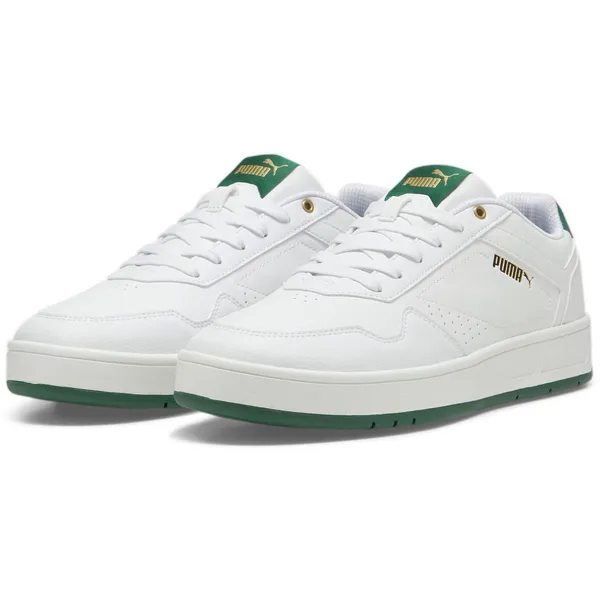 PUMA Court Classic wit - groen