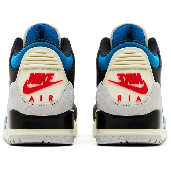 Jordan 3 Zwart/Grijs/Blauw
