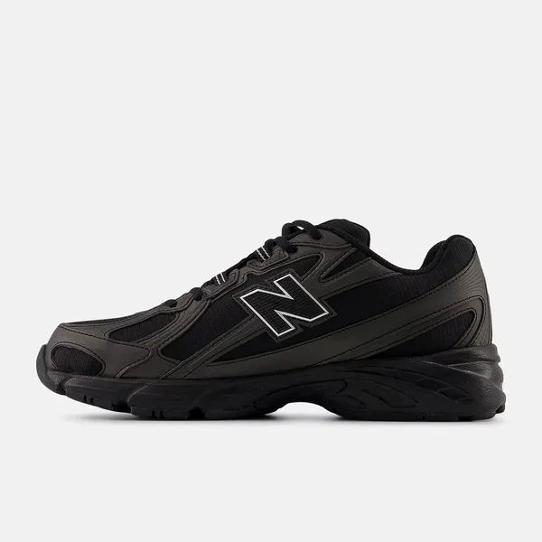 New Balance 740 - Unisex - Black Silver Metallic - EU Wit