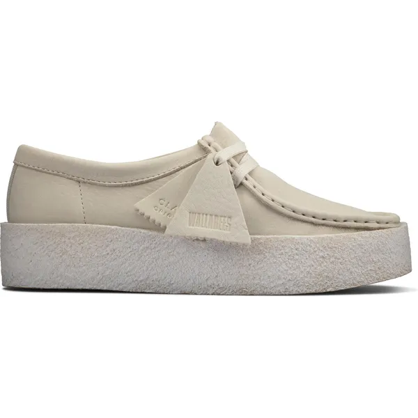 Clarks Lage sneakers white nubuck