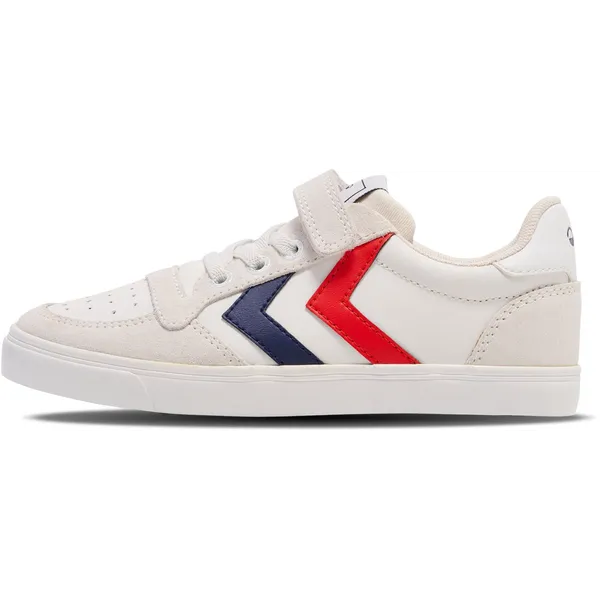 hummel Slimmer Stadil Leather Low JR wit