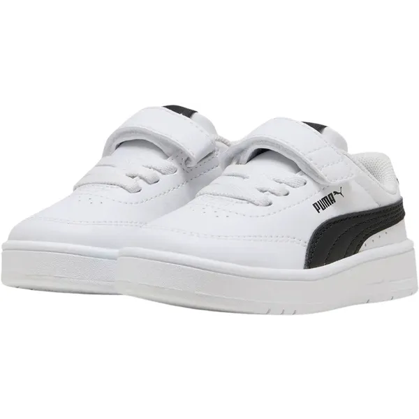 PUMA Court Classic Clean AC Sneakers Junior wit - zwart