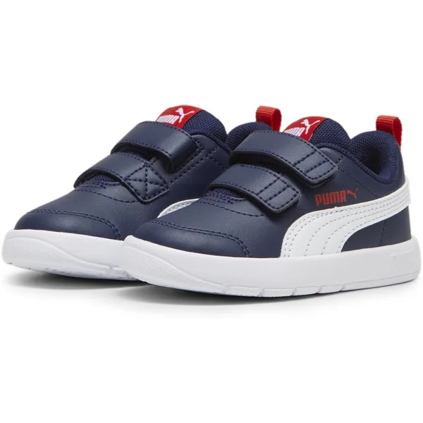 PUMA Mid Courtflex V3 V Inf Puma Navy-Puma White-Puma Red