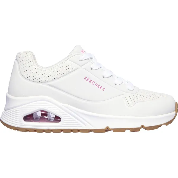 Skechers Uno - Stand On Air White/Hot Pink