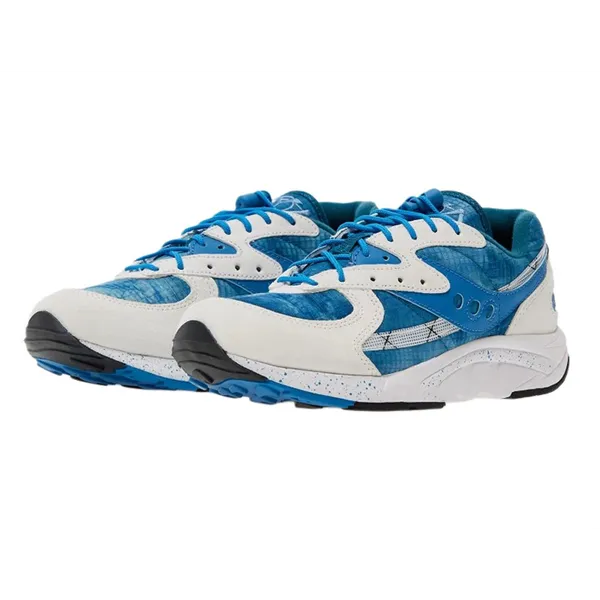 Saucony Aya Wht/Blu/Tie Dye blauw