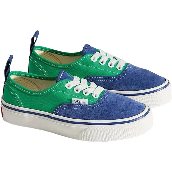 Vans Authentic Elastic Lace Kinderschoenen Groen,Blauw EU Kinderen blauw - groen