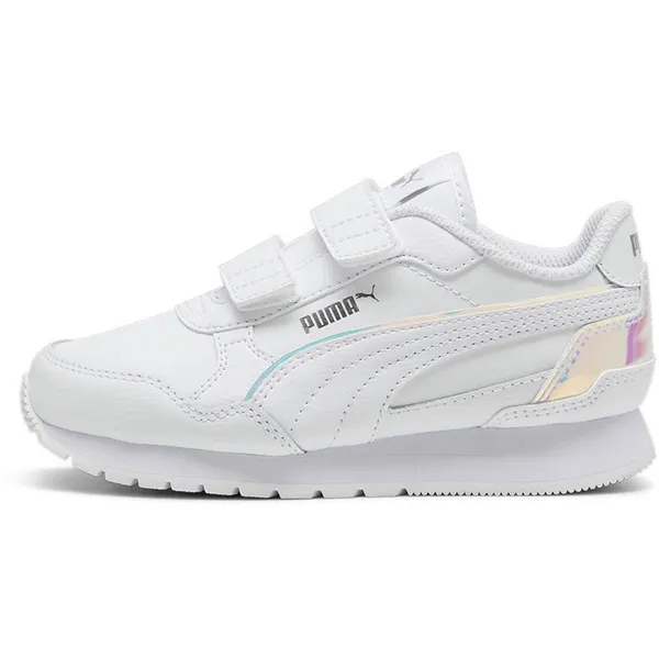 PUMA St Runner V4 Holo V Ps Schoenen Wit EU Jongen White / White / Silver