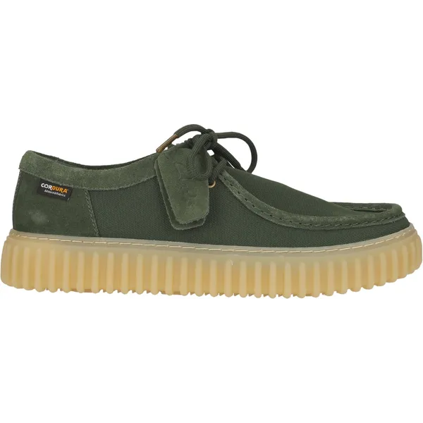 Clarks Schnürschuhe Torhill Donkergroen