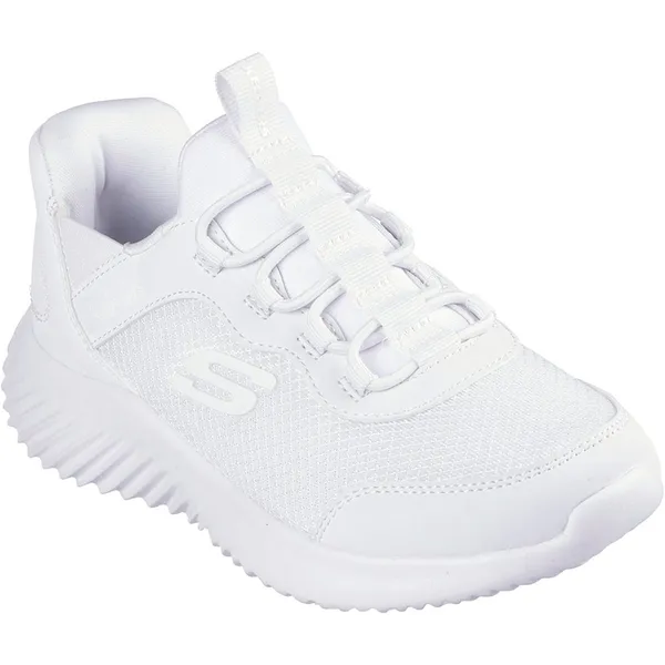 Skechers Bounder Brisk Burst White Synthetic / Textile / White Trim