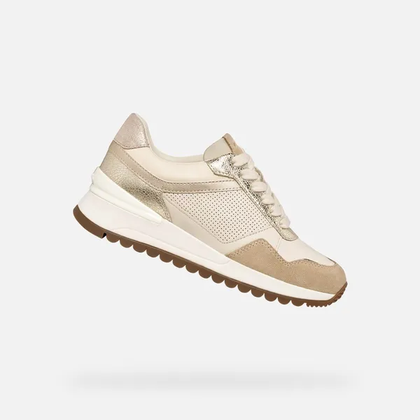 GEOX D6500A Melkwit/Licht goud
