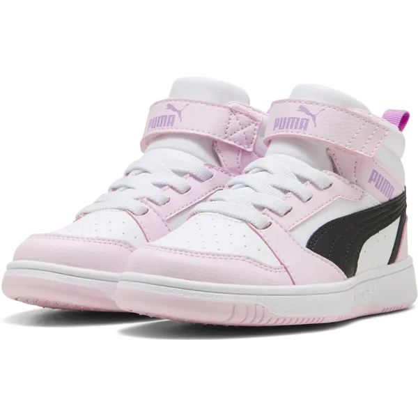 PUMA Rebound V6 Mid AC+ PS PUMA White-PUMA Black-Pearl Pink