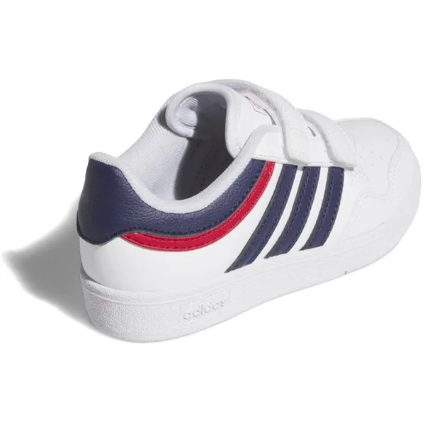 adidas Hoops 4.0 Cloud White / Dark Blue / Better Scarlet