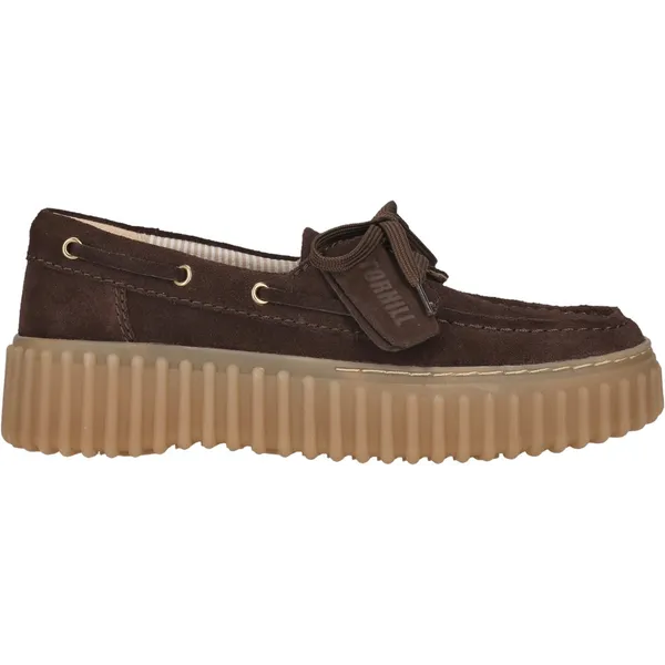 Clarks Torhill Boat donkerbruin-zwart