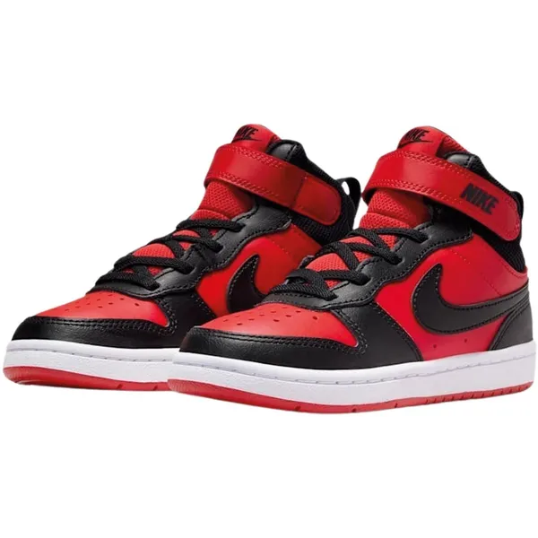 Nike Court Borough Mid 2 rood - zwart - wit