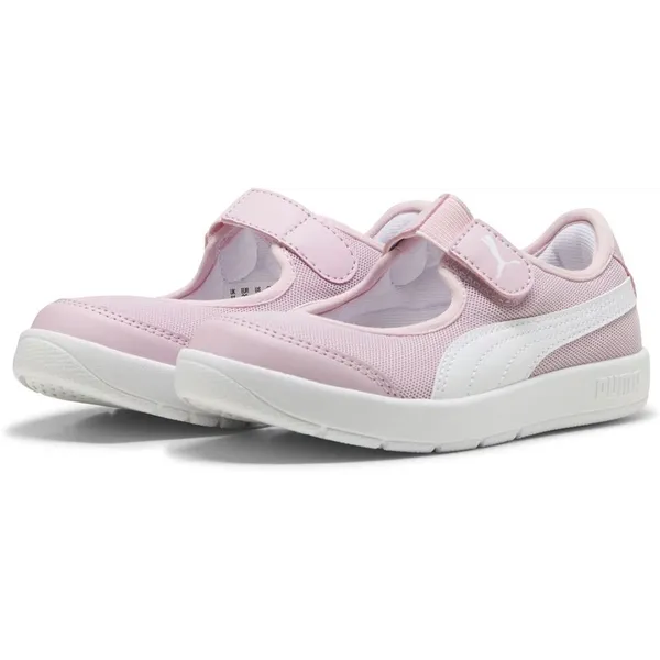 PUMA Kinder Schuhe Low Courtflex v3 Lina V PS 400578 Rose Mauve-Puma Rose Mauve-Puma White
