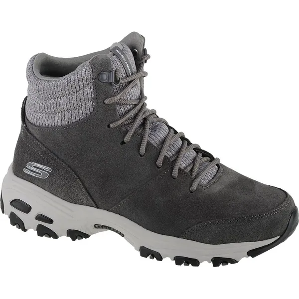 Skechers D'Lites - Chill Flurry 49727-CCL. Vrouwen. Grijs. Trappers.Laarzen. maat: 39.5 Grijs