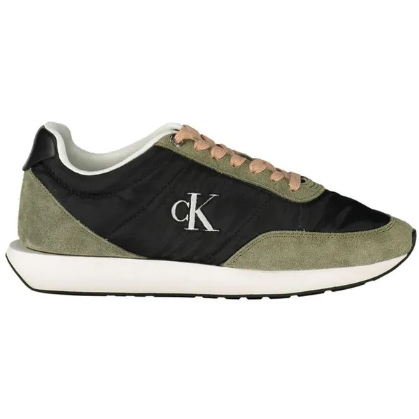 Calvin Klein Leather Low-Top Sneakers Wo - Black Black