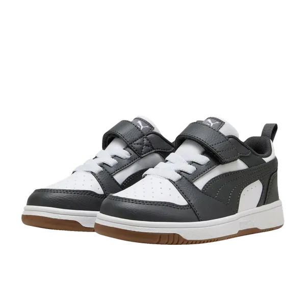 Rebound V6 Lo Puma Wit/Donkergrijs, vergelijk prijzen bij 1 winkel