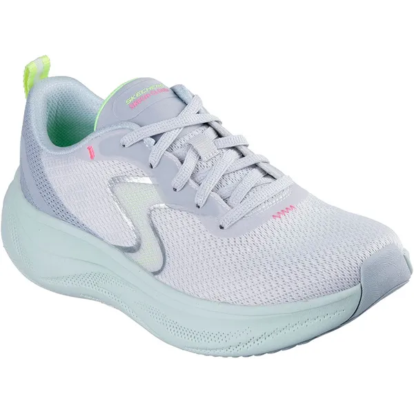 Skechers Skech Cloude Light Gray Mesh / Synthetic / Green Trim