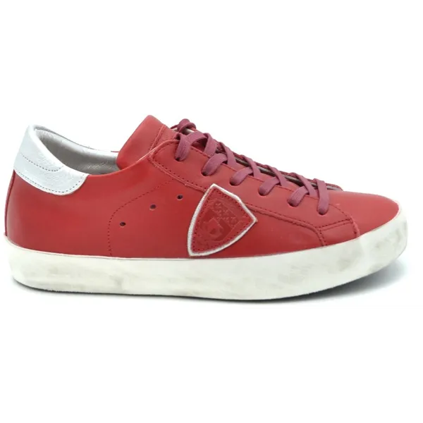 Philippe Model Prsx LowTop Leather Sneaker Wo - Red red