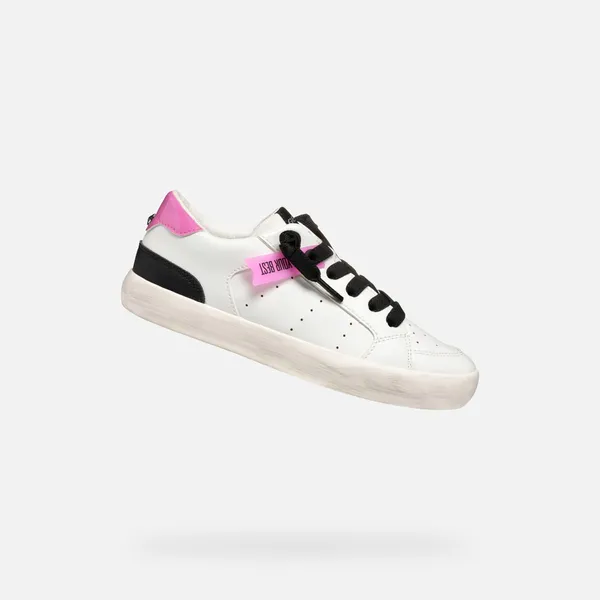 GEOX Gisli Wit/Fuchsia